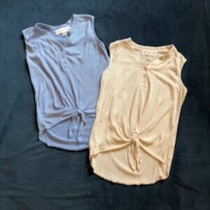 French Laundry 2 sleeveless tops size M
